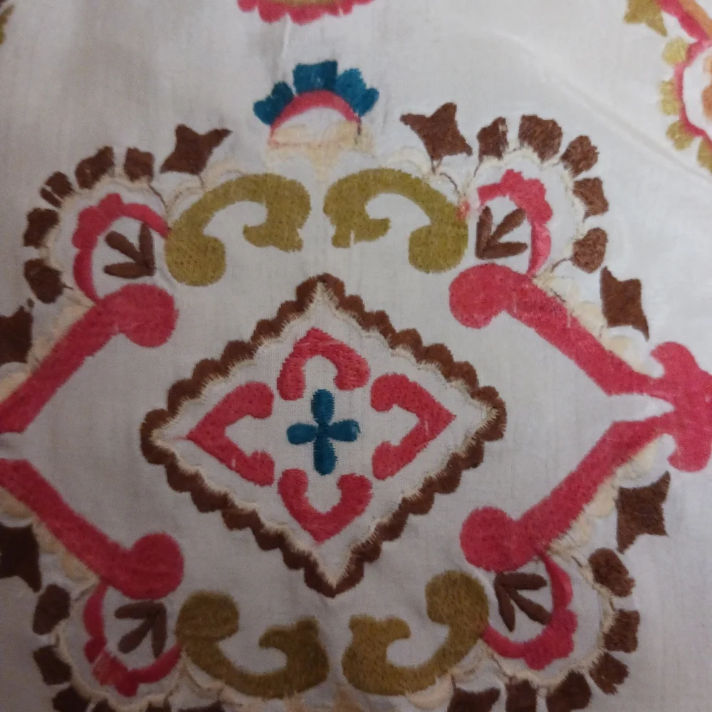 Pier 1 Embellished  Embroidered Decorative Throw Pillows 19x11